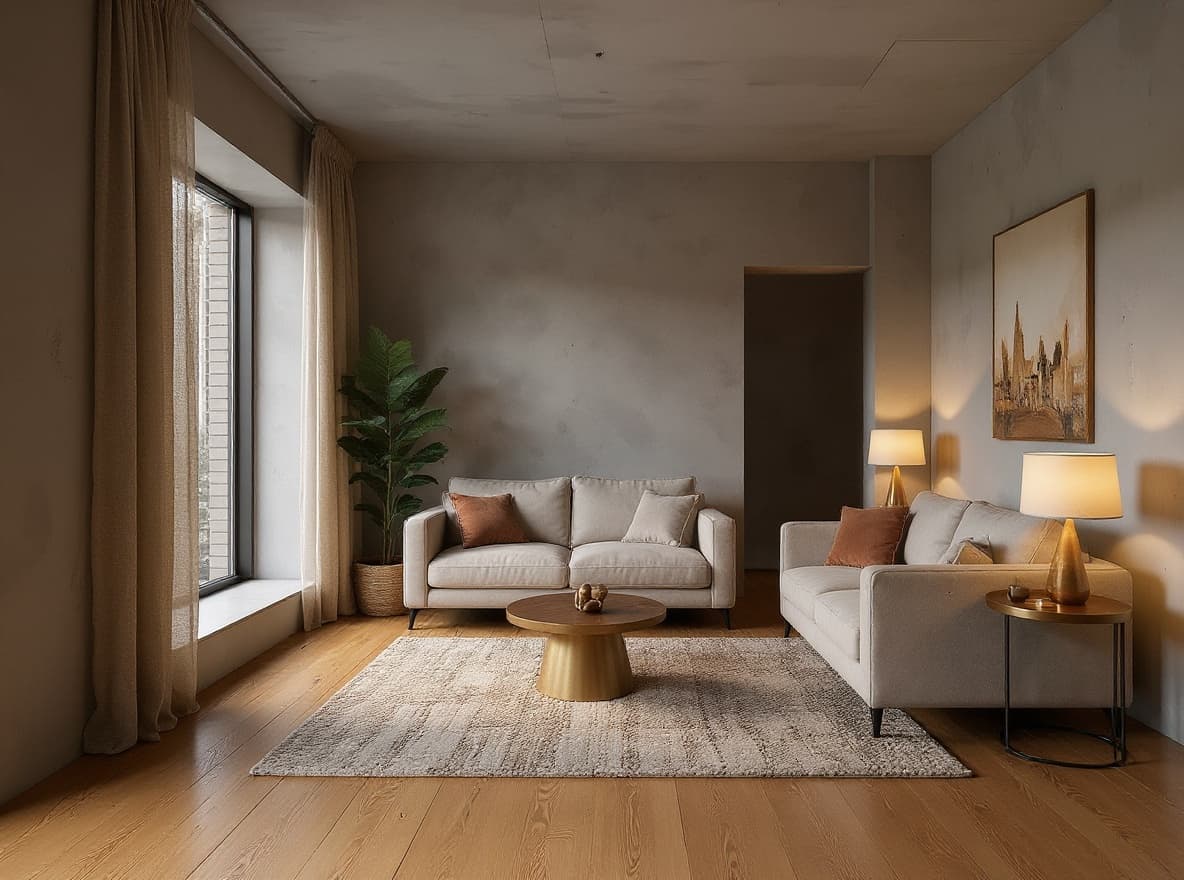 Staged interior